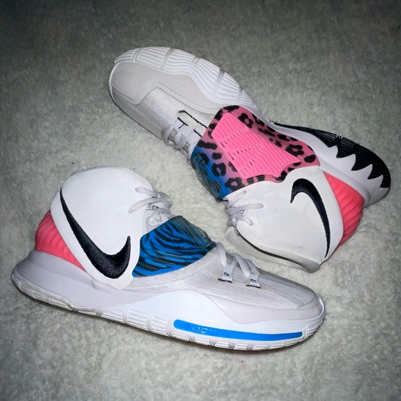 Men’s 10.5 Kyrie 6 Nike animal print good used condition - Picture 5 of 13